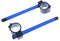 avdb-moto Paae erhöte Stummellenker/erhöte Klemmen 37 mm + Rohr kompatibel mit CBR 600 F 1987-1990, VF700 1986-1987, VFR 750 1986-1987 (Bblau)