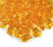 Goodymax® Kristall-EIS 25 mm Orange 50 Stück - EIS Deko Streudeko Diamanten Tischdeko