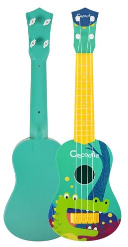 A-Star Little Cocodrilo Ukelele Musical Divertido Juguete para Niños, Cuerdas de Nylon