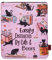 Custodia protettiva per libri con cerniera, dimensioni: 28 x 21,9 cm, in tessuto lavabile, motivo Easily Distracted by Cats and Books