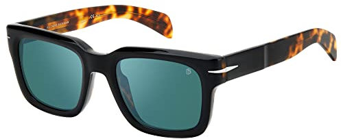 David Beckham Herren DB 7100/S Sonnenbrille, Havana e Nero, 52