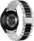 SSEIHI Edelstahl Armband Kompatibel mit Samsung Galaxy Watch 6/5/5 Pro/4 40mm 44mm/Galaxy Watch 4 Classic 42mm 46mm,Metall für Galaxy Watch 4 Classic LTE 46mm,Schwarz/Silber