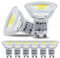 DEIFUA 6er-Pack GU10 LED Lampe Kaltweiss 6000K 3.5W 385 Lumen Ersetzt 50W Halogen Leuchtmittel, Nicht Dimmbar Reflektorlampen, Flimmerfrei Strahler, Abstrahlwinkel 360° Birnen, 38° Spot