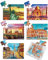 5 Packs 16 Piece Large Jigsaw Dementia Puzzles for Alzheimer’s Products Activities, Alzheimer's Puzzles Easy Memory Cognitive Games for Elderly Seniors Adults Gift with 5 Storage Bags, Construction