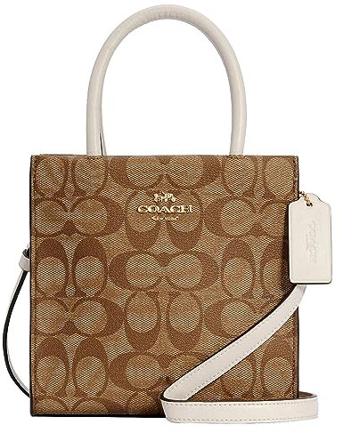 COACH Unisex Mini Cally Crossbody Umhängetasche, Khaki-Kreide