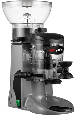GGM Gastro | MC2-GRAU | Kaffeemühle - 1kg - 77dB - Mit Dosierer - Grau