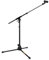 Hercules Pro Series Microphone Stand, 67.9 cm, Telescopic Boom, Three-Legged Drums/Amps
