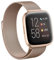 SOLOLUP Edelstahl Armband kompatibel mit Fitbit Versa 1/Versa 2 Armband,Metallarmband Sport Ersatzband Uhrenarmband mit Magnetschließe für Fitbit Versa 2/Versa 1 Milanaise-Armband Frau Mann，Gold，S