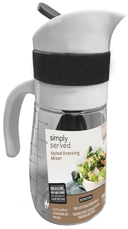 Simply Served Homemade Salad Dressing Mixer, Set of 1