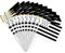 50pcs Drapeau Bretagne 14x21cm Petit Drapeau Ondulant Breton Mini Drapeau Ondulant Breton Français Célébration Coupe du Monde Parade Supplies Match Cheer Waving Flag Garden Party Decoration