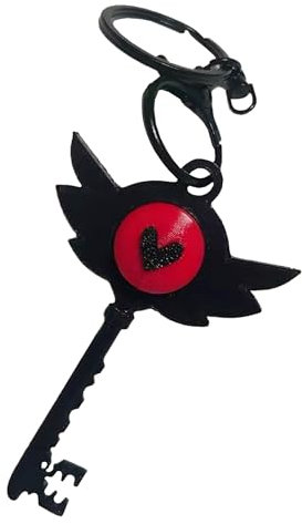 Zhongkaihua Hazbin Hotel Schlüsselanhänger, Anime Keychain Anhänger, Sammelfigur Minifigur, Zubehör für Autoschlüssel, Rucksack Dekor, 8CM, Hazbin Hotel Schlüsselanhänger, 8 CM