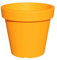 Planters Pride Aura 47.5cm ⌀ Large Plant Pot, Vibrant Orange | Weather-Resistant Recycled Plastic Planter | Flower Pot with Drillable Drainage Holes & Plug | Outdoor Patio Pot, Indoor House Plant Pot