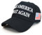 LEEMASING MAGA Hat Präsident Donald Trump Make America Great Again Kappe Bestickt Unisex Stil Kopfbedeckung (Schwarz 1)