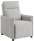 homeguru Relaxsessel mit Verstellbarer Rückenlehne, Ruhesessel mit Liegefunktion Stilvoll Fernsehsessel, Lounge Sessel Stuhl Wohnzimmer Ergonomisch Armlehnstuhl Einzelsofa Grau, Relaxsofa Liegesofa
