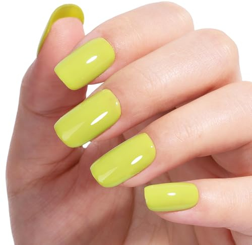 TUTUYU Gelnagellack i äppelgrönt för tjejer och kvinnor, 12 ml UV/LED nagellack som kan tas bort torrt året runt