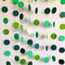 We Moment Zone 52 Ft Grün Glitzer Papier Circle Dots Garland,6 Stücke Hängende Runde Garland für Geburtstag Hochzeit Baby Shower Party Deko