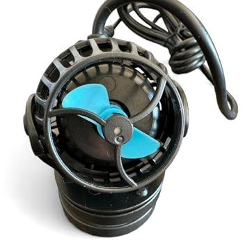 Jebao OW-10 – Generador de Olas para Acuario Marino y de Agua Dulce / 12W / 500–4000 L/H/Controlador Inteligente/Bomba de Flujo Silenciosa con Base Magnética