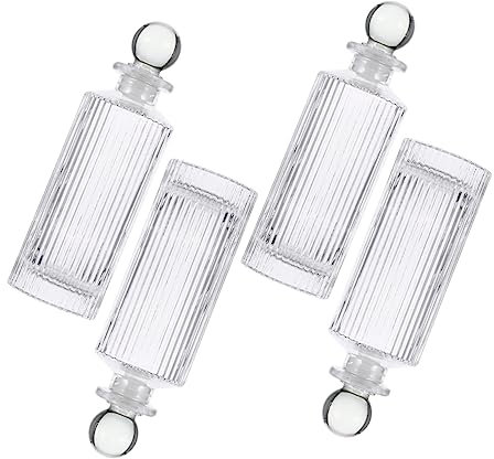 Yardenfun Botella De Aromaterapia De Vidrio Contenedor Difusor para Aceites Esenciales Hogar Aromaterapia