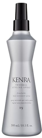 Kenra Professional Thermal Styling Spray 19 | Heat Protection | Firm Hold Heat-Activated | Tames Frizz, Flyaways & Adds Shine | All Hair Types | 10 fl. Oz