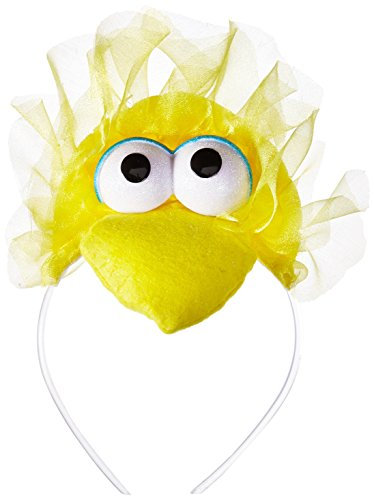 Disguise Damen Sesamstraße Big Bird Erwachsene Stirnband Kostüm Zubehör, gelb, Einheitsgröße