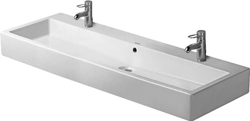 Duravit 0454120024 lavabo Evier à poser Vitrocéramique Lavabo à poser Céramique Blanc 1200 mm