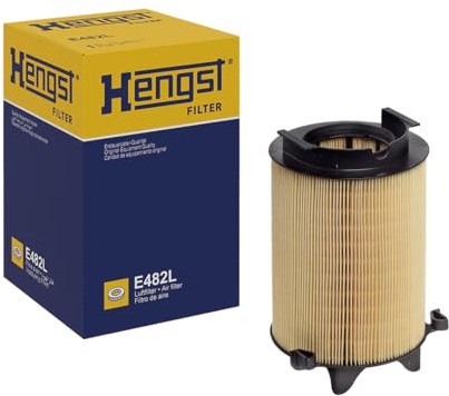 HENGST - Luftfilter E482L - Luft-Filtereinsatz für KFZ | Hochwertiger Motorluftfilter für Otto- oder Dieselmotor - Schutz für Motoren - Wasserbeständig