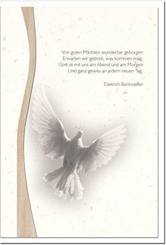 metALUm Trauerkarten XXL/Taube