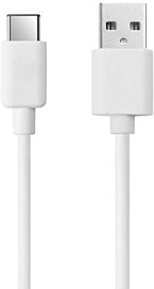 NOVAGO Câble USB Type C Universel Compatible avec Huawei P9,P10 P20 Mate20,Honor 10,Samsung S8 S9, Note 8 Note 9 A3/A5 2017,A8 2018,LG G6-1 Metre Blanc