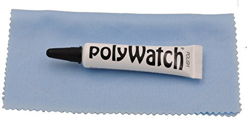 Polywatch New Plastic Crystal Glass Polish & Scratch Remover Repair Tool Set with Cloth