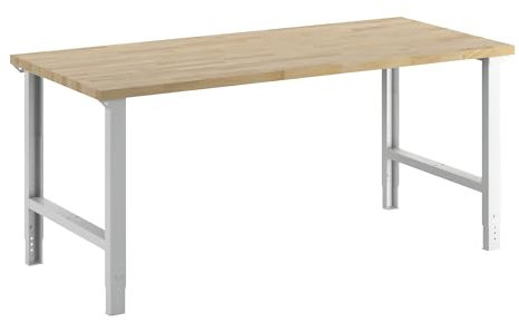 eurokraft | Werkbank | Baukastensystem Serie 7000 | ohne Unterbau | BxT 2000 x 900 mm