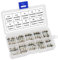 ALLNICE 100 Stück M5x20MM Glasrohrsicherung Schnellglühpatronen-Sicherungs-Sortiment 250V AMP 0,2A, 0,5A, 1A, 2A, 3A, 5A 8A, 10A, 15A, 6A