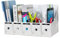 Stehsammler A4 Schreibtisch Organizer Dokumenten Organisation Papier Stehend Ablage Pappe Aufbewahrungsbox 5/3 Stück Stehordner Zeitschrift Sortierer Tisch Organizator Büro Schule Ablagesystem