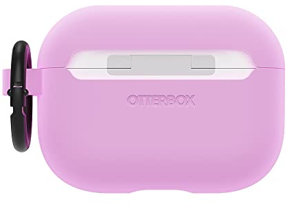OtterBox Soft Touch Kopfhörer Hülle für AirPods Pro (1. gen 2019), stoßfeste, sturzsichere, ultraflache, Kratz- und Abriebfeste Schutzhülle für Apple AirPods, inklusive Karabiner, Lila