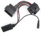 Keenso Adattatore Cavo AUX Adattatore 12 Pin Bluetooth 5.0 AUX con Microfono Cavo 59,1 Pollici Adatto per CD30 CDC40 CD70