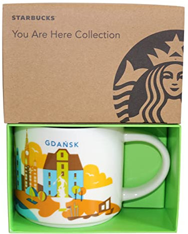 Starbucks City Mug You Are Here Collection Gdansk Poland Coffee Cup