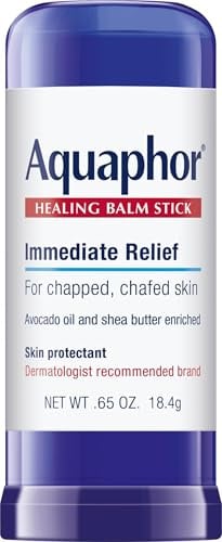 Aquaphor Palillo de bálsamo curativo, protector de piel con aceite de aguacate y manteca de karité, barra de 0,65 onzas