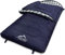 normani 4-in-1-Funktion Extrem Outdoor Schlafsack 'Antarctica' aus Nylon Rip-Stop mit 500 + 250 g/m² Hollow Fiber Füllung 220 x 90 cm Farbe Dunkelblau Größe Links