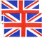 Bandiera UK UK UK Flag 90 x 150 cm, Bandiere inglesi con occhielli in ottone in poliestere Colori vivaci Perfetto per eventi sportivi, storici o politici