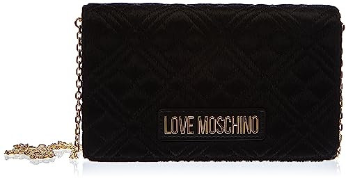 Love Moschino Damen Schultertasche, Nero