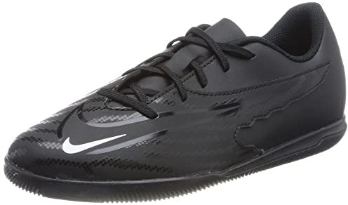 NIKE Jr Phantom Gx Club Ic Sneaker, Black Summit White Dk Smoke Grey, 1 UK