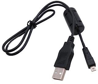 Dot.Foto K1HY08YY0025 Cable USB Cable de conexión para cámaras Panasonic [ver descripción para compatibilidad]