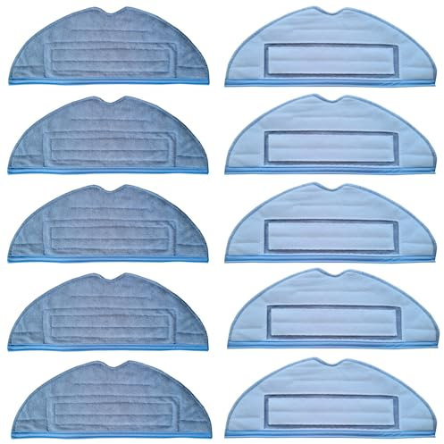 HOMESHEY 10 Stück Ersatz Wischtücher für Roborock S7/S8/S7+/S7 MaxV/S7 MaxV Plus/S7 Pro Ultra/S7 MaxV Ultra/S8 +/S8 Pro Ultra Wischroboter, Roborock S7 Zubehör