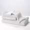 LIVING DREAMS Premium-Handtücher Luxus FROTTEE Duschtuch 80 x 150 cm Silber