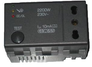 GEWISS GW 30206 PRESA AD ALIMENTAZIONE CONTROLLATA SICURPLAY 16A 2P+T