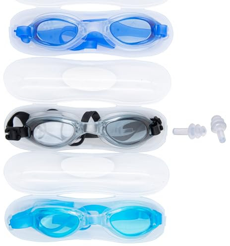Taucherbrille Schwimmbrille Chlorbrille Ohrstöpsel Erwachsene Brille Tauchen Set