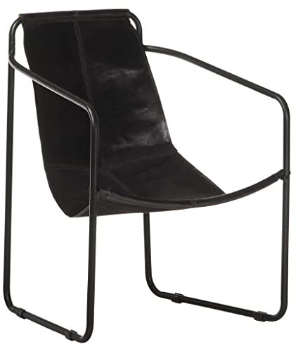 Heimartikel, Relaxsessel, schwarzes Echtleder, Anzugmöbel