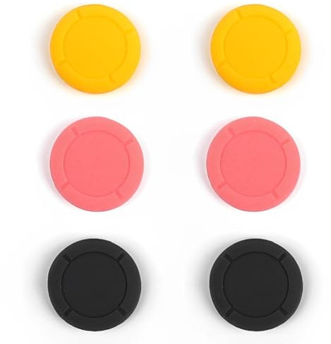 EIHI 6 Pezzi Copri Analogici In Silicone,Per Joystick Nintendo Switch,Per Gommini Nintendo Switch,Joystick Cover Di Protezione