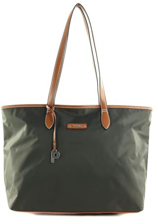 Picard SONJA Damen Shopper – Leicht, geräumig, Nylon, elegantes Design, DIN A4, verstärkter Boden, Anthrazit, Maße: 36x31x16 cm, 328658L013