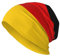 EdWal Beanie-Mütze mit deutscher Flagge, warm, gestrickt, lässig, weich, hautfreundlich, für Damen und Herren, Schwarz, Schwarz , Einheitsgröße