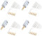 Lioggyet 4X Mini Set di punte a mano elettriche DC 12 V Motore 0,5-3 mm HSS trapano elicoidale con 20 pz mandrino si adatta una foratura